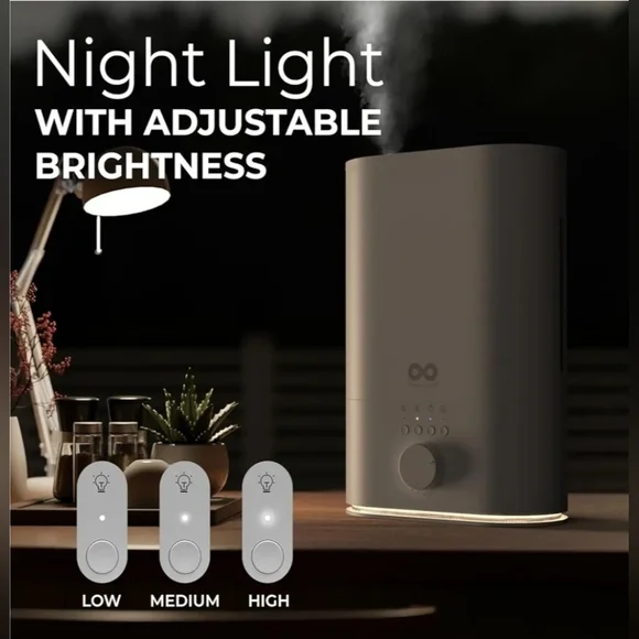 Everlasting Comfort 6L Humidifier Large Room, High Mist Output 60HR Runtime - Picture 6 of 11